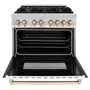Z Line ZLINE Autograph Edition Series 36 Inch Dual Fuel Natural Gas Freestanding Range, — thumbnail 23