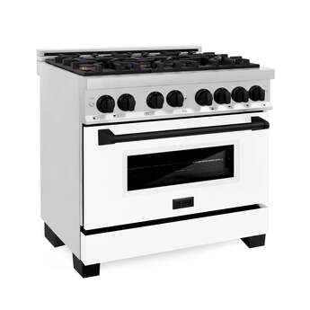 Z Line ZLINE Autograph Edition Series 36 Inch Dual Fuel Natural Gas Freestanding Range, — thumbnail 3