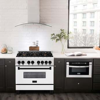 Z Line ZLINE Autograph Edition Series 36 Inch Dual Fuel Natural Gas Freestanding Range, — thumbnail 7