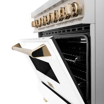 Z Line ZLINE Autograph Edition Series 36 Inch Dual Fuel Natural Gas Freestanding Range, — thumbnail 8