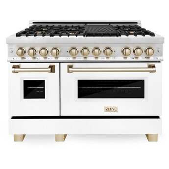 Z Line ZLINE Autograph Edition Series 48 Inch Dual Fuel Natural Gas Freestanding Range, — thumbnail 15