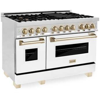 Z Line ZLINE Autograph Edition Series 48 Inch Dual Fuel Natural Gas Freestanding Range, — thumbnail 18