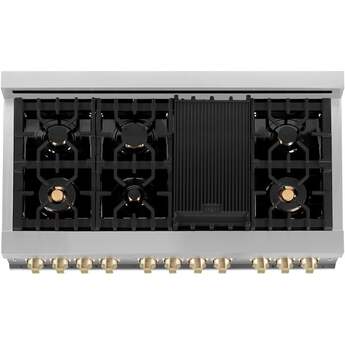 Z Line ZLINE Autograph Edition Series 48 Inch Dual Fuel Natural Gas Freestanding Range, — thumbnail 22