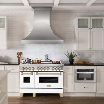 Z Line ZLINE Autograph Edition Series 48 Inch Dual Fuel Natural Gas Freestanding Range, — thumbnail 7