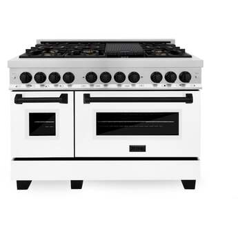Z Line ZLINE Autograph Edition Series 48 Inch Dual Fuel Natural Gas Freestanding Range, — thumbnail 3
