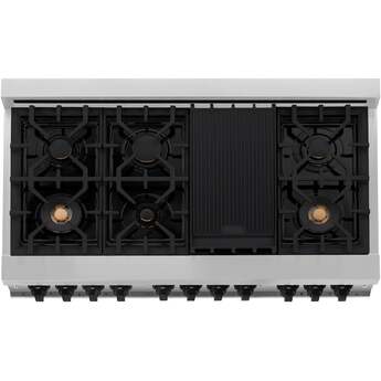 Z Line ZLINE Autograph Edition Series 48 Inch Dual Fuel Natural Gas Freestanding Range, — thumbnail 6
