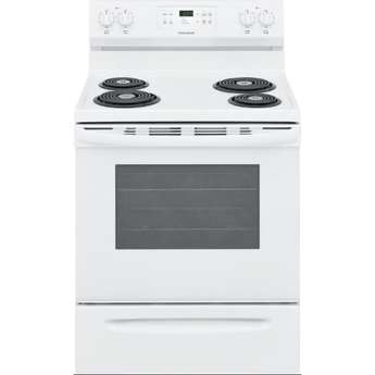 Frigidaire 30" White Electric Coil Burner Range
