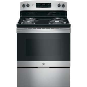 GE 30" Stainless Steel Electric Coil Range with Self Clean