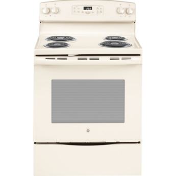 GE 30" Bisque Electric Self Cleaning Coil Range