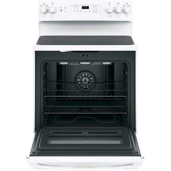 GE 30" White Electric Smoothtop Range - Convection — thumbnail 2