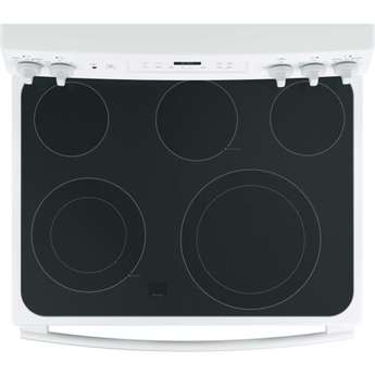 GE 30" White Electric Smoothtop Range - Convection — thumbnail 6