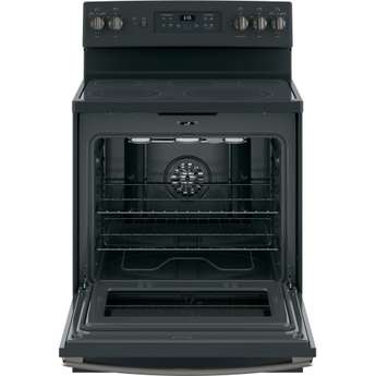GE 30" Black Slate Electric Smoothtop Range - Convection — thumbnail 4