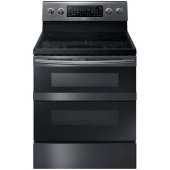 Samsung 30" Black Stainless Electric Smoothtop Range - Convection