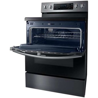 Samsung 30" Black Stainless Electric Smoothtop Range - Convection — thumbnail 4