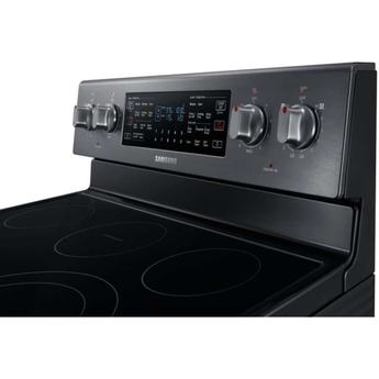 Samsung 30" Black Stainless Electric Smoothtop Range - Convection — thumbnail 5