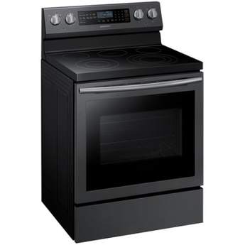 Samsung 30" Black Stainless Steel Electric Smoothtop Range with Steam Assist - Convection — thumbnail 2