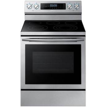 Samsung 30" Stainless Steel Electric Smoothtop Range with Steam Assist - Convection