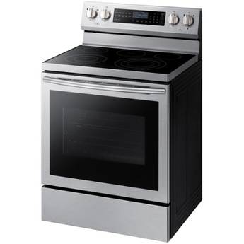 Samsung 30" Stainless Steel Electric Smoothtop Range with Steam Assist - Convection — thumbnail 3