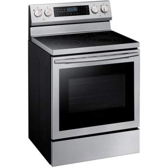 Samsung 30" Stainless Steel Electric Smoothtop Range with Steam Assist - Convection — thumbnail 4