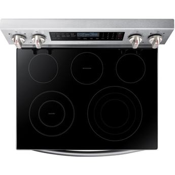 Samsung 30" Stainless Steel Electric Smoothtop Range with Steam Assist - Convection — thumbnail 5