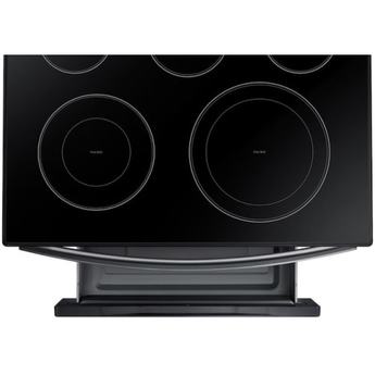 Samsung 30" Fingerprint Resistant Black Stainless Steel Electric Smoothtop Range - Convection — thumbnail 4