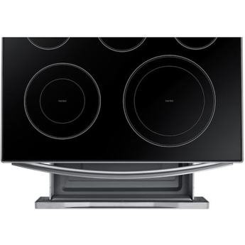 Samsung 30" Stainless Steel Electric Smoothtop Range - Convection — thumbnail 4