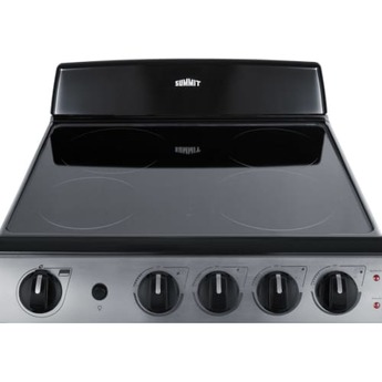 Summit 24" Stainless Steel Electric Smoothtop Range — thumbnail 2