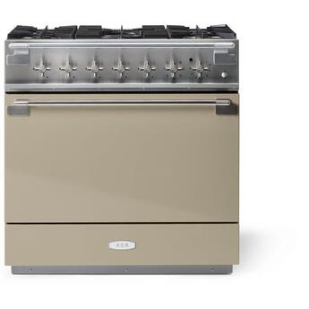 AGA AEL361INFWN Elise Series 36 Inch Induction Electric Freestanding Range in Fawn