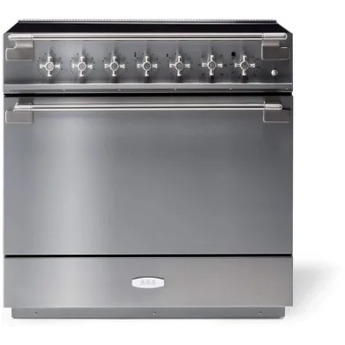 AGA AEL361INSS Elise Series 36 Inch Stainless Steel Induction Electric Freestanding Range, in Stainless Steel