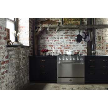 AGA AMC36INPCR Mercury Series 36 Inch Piccadilly Red Induction Electric Freestanding Range — thumbnail 10