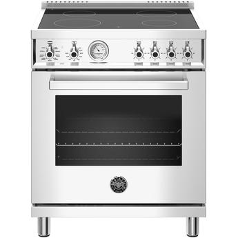 Bertazzoni Professional Series 30" Stainless Steel Smoothtop Electric Range - Convection