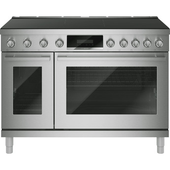Bosch 48 Inch 800 Series Industrial Style Induction Range: Stainless Steel