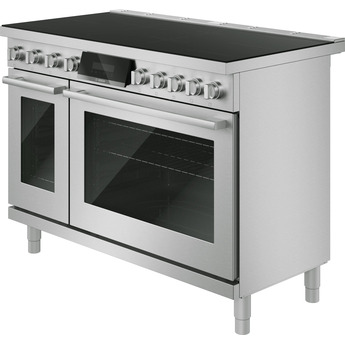 Bosch 48 Inch 800 Series Industrial Style Induction Range: Stainless Steel — thumbnail 4