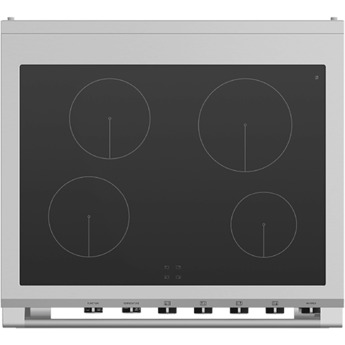 Fisher Paykel Series 9 Classic 30" Black with Warming Drawer Self Clean Smoothtop Induction Range - Convection — thumbnail 3