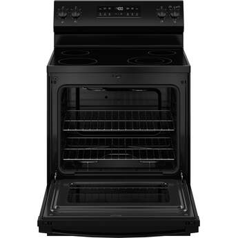 400 Series 30 Inch Freestanding Electric Smart Range with 4 Smoothtop Elements, 5.3 cu. ft. Oven Capacity, Power Boil™ Burner, Storage Drawer, WiFi, Sabbath Mode, and Self & Steam Clean: Black — thumbnail 33
