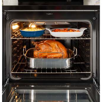 30 Inch Freestanding Electric Range with 5 Smoothtop Elements, 5.3 cu. ft. Oven Capacity, Power Boil™ Burner, Warming Zone, Storage Drawer, Crisp Mode, Sabbath Mode, and Self & Steam Clean: Black — thumbnail 29