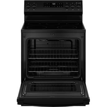30 Inch Freestanding Electric Range with 5 Smoothtop Elements, 5.3 cu. ft. Oven Capacity, Power Boil™ Burner, Warming Zone, Storage Drawer, Crisp Mode, Sabbath Mode, and Self & Steam Clean: Black — thumbnail 33