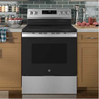 30 Inch Freestanding Electric Range with 5 Smoothtop Elements, 5.3 cu. ft. Oven Capacity, Power Boil™ Burner, Warming Zone, Storage Drawer, Crisp Mode, Sabbath Mode, and Self & Steam Clean: Stainless Steel — thumbnail 27