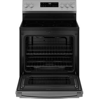 30 Inch Freestanding Electric Range with 5 Smoothtop Elements, 5.3 cu. ft. Oven Capacity, Power Boil™ Burner, Warming Zone, Storage Drawer, Crisp Mode, Sabbath Mode, and Self & Steam Clean: Stainless Steel — thumbnail 32