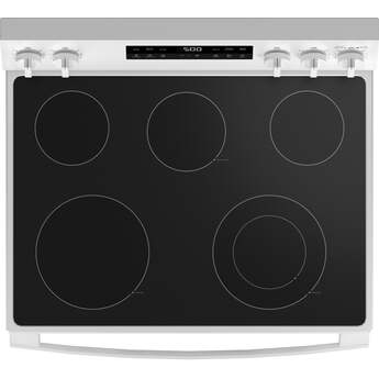 30 Inch Freestanding Electric Range with 5 Smoothtop Elements, 5.3 cu. ft. Oven Capacity, Power Boil™ Burner, Warming Zone, Storage Drawer, Crisp Mode, Sabbath Mode, and Self & Steam Clean: White — thumbnail 24