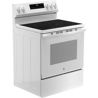 30 Inch Freestanding Electric Range with 5 Smoothtop Elements, 5.3 cu. ft. Oven Capacity, Power Boil™ Burner, Warming Zone, Storage Drawer, Crisp Mode, Sabbath Mode, and Self & Steam Clean: White — thumbnail 29