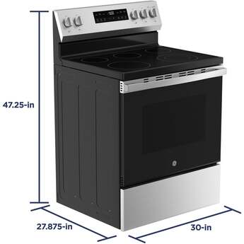 GE GRF500SVSS 30 Inch Freestanding Electric Range Stainless Steel — thumbnail 19