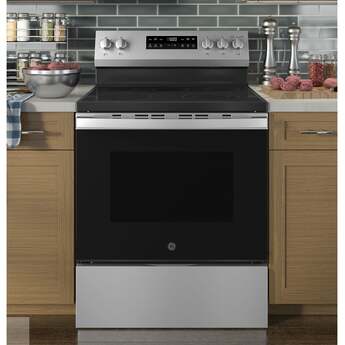 GE GRF500SVSS 30 Inch Freestanding Electric Range Stainless Steel — thumbnail 6