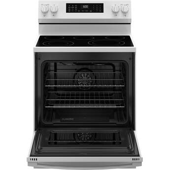 30 Inch Freestanding Electric Smart Range with 5 Smoothtop Elements, 5.3 cu. ft. Convection Oven, Power Boil™ Burner, Warming Zone, Storage Drawer, Air Fry, WiFi, Enhanced Shabbos Mode Built In, and Steam Clean: White — thumbnail 29
