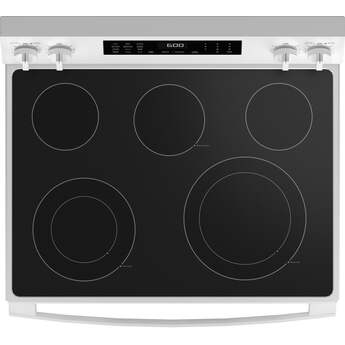 30 Inch Freestanding Electric Smart Range with 5 Smoothtop Elements, 5.3 cu. ft. Convection Oven, Power Boil™ Burner, Warming Zone, Storage Drawer, Air Fry, WiFi, Enhanced Shabbos Mode Built In, and Steam Clean: White — thumbnail 31