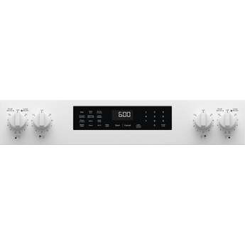 30 Inch Freestanding Electric Smart Range with 5 Smoothtop Elements, 5.3 cu. ft. Convection Oven, Power Boil™ Burner, Warming Zone, Storage Drawer, Air Fry, WiFi, Enhanced Shabbos Mode Built In, and Steam Clean: White — thumbnail 37