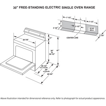 GE JB256RTSS 30 Inch Electric Freestanding Range — thumbnail 6