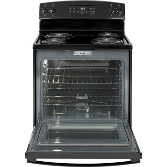 GE 30" Black Electric Self Cleaning Coil Range — thumbnail 4
