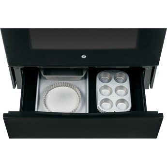 GE 30" Black Electric Self Cleaning Coil Range — thumbnail 6
