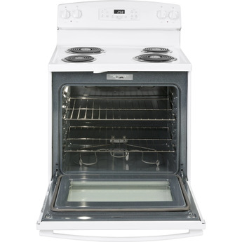 GE 30" White Electric Self Cleaning Coil Range — thumbnail 6